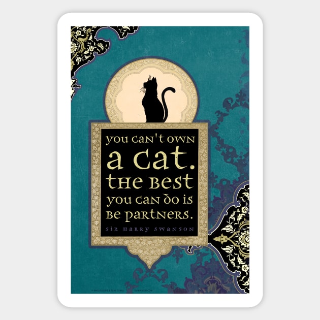 You Can't Own a Cat Sticker by AngiandSilas